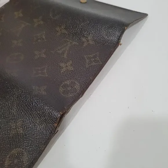 Louis Vuitton Monogram Porte Tresor Long Wallet Trifold Envelope Brown Large - Picture 11 of 15